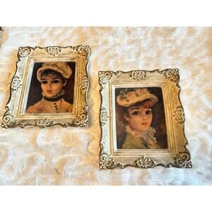 VTG Mid-Century Framed Art Pieces by American Artist Hulda Cherry Jaffe